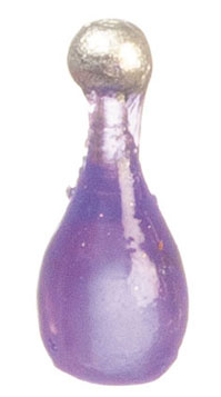 Dollhouse Miniature Bottles, Purple, 12pc